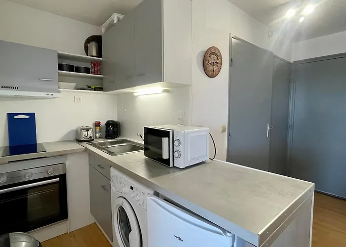 Cosy 2 Pieces Avec Wifi, Terrasse Ouest, 50m Et Commerces - Sud - Fr-1-748-21 * Canet-en-Roussillon