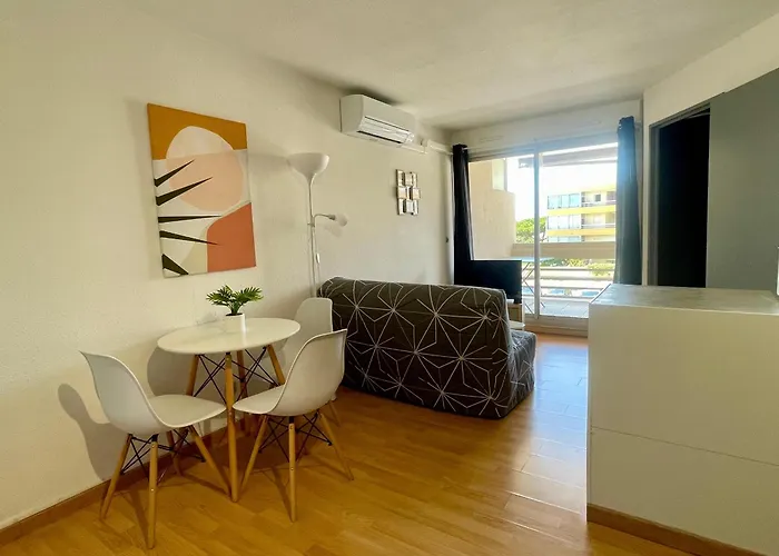 Daire Cosy 2 Pieces Avec Wifi, Terrasse Ouest, 50m Et Commerces - Sud - Fr-1-748-21 Canet-en-Roussillon